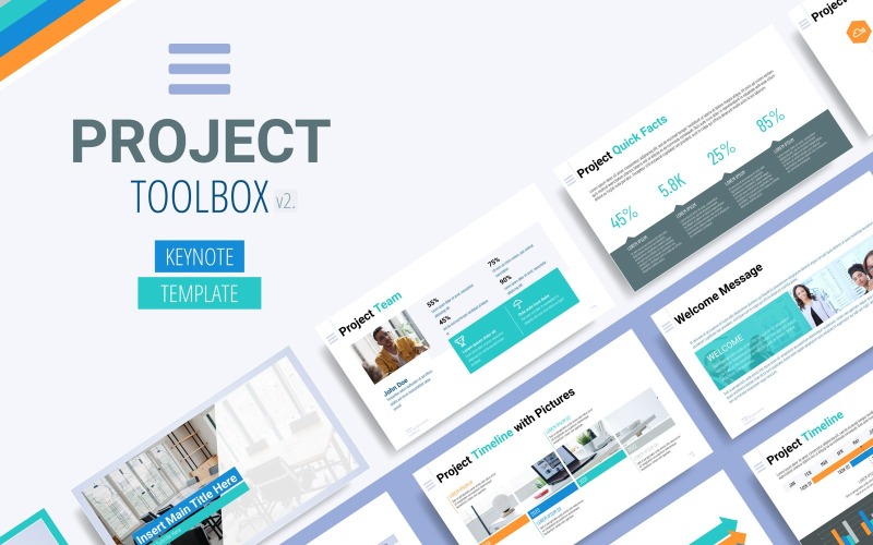 Project Toolbox - Multifunctionele Keynote-sjabloon