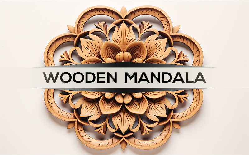 Trädesign | kreativ träkonstdesign | mandala i trä