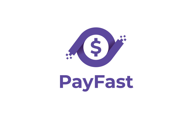 Hızlı Para Ödeme Dijital Logo Şablonu