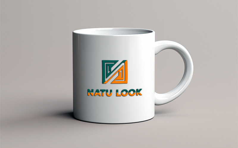 Modello di tazza | modello di logo della tazza | mockup del logo della tazza bianca