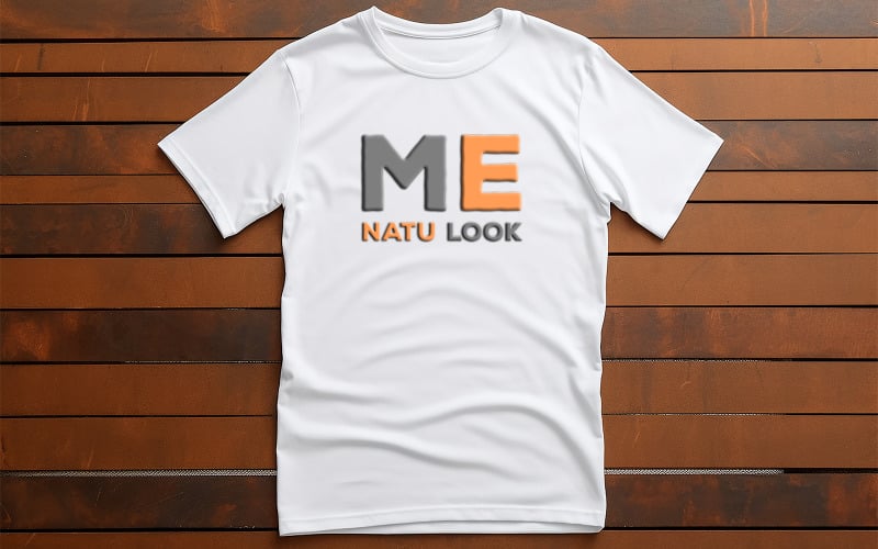 T-shirt mockup | Vit t-shirt mockup | man t-shirt logotyp mockup