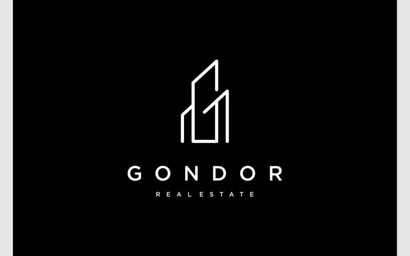 Letter G Building Apartment Logo