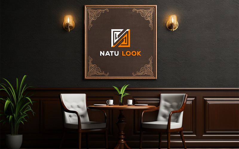 Mockup della tenda del ristorante | Modello di ristorante | Mockup del logo del ristorante | Mockup del cartello interno