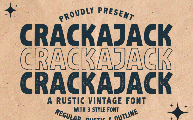 Crackajack - carattere vintage