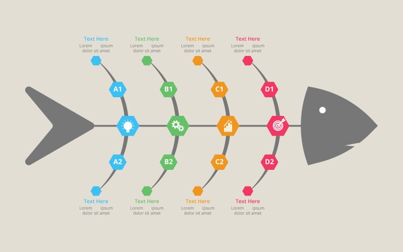 Kreatív üzleti terv és projektstratégia infografika eladó
