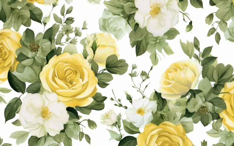 Akvarell blombuketter, illustration bakgrund 576