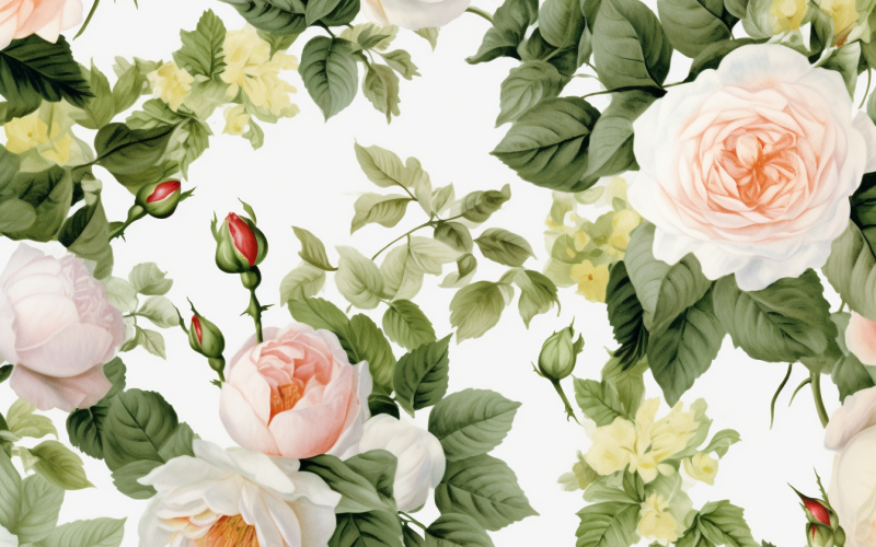 Akvarell blombuketter, illustration bakgrund 584