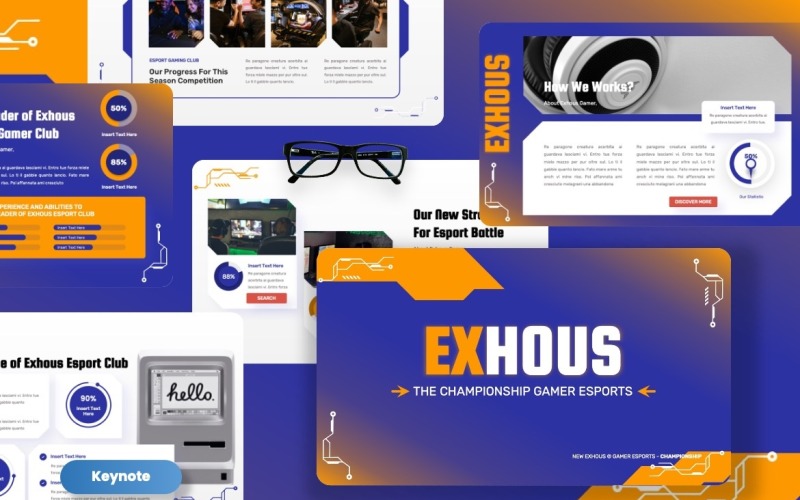 Exhous - 冠军玩家主题演讲模板