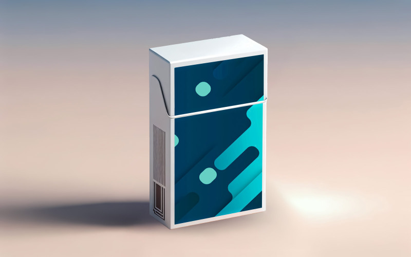 Packung Zigaretten-Mockup-Vorlage mit Ebenen im PSD-Format