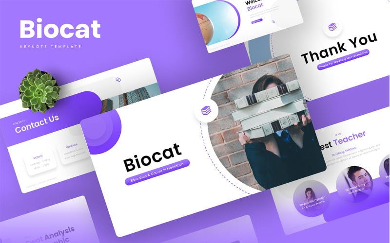 Biocat – 教育主题演讲模板