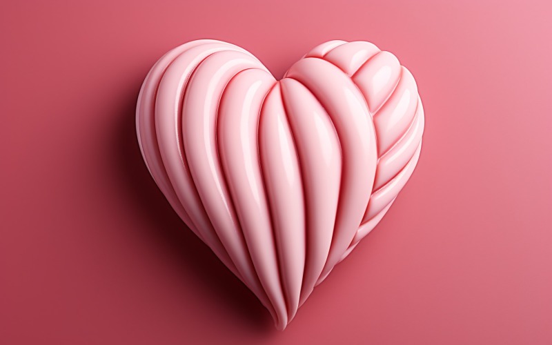 Cukierkowe serca Walentynki ilustracja 04