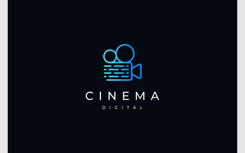 Logo della tecnologia digitale della pellicola fotografica