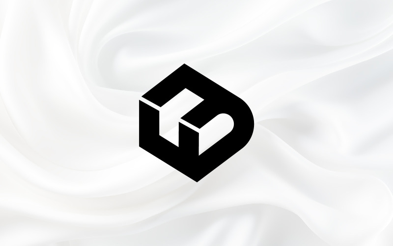 FF brief modern logo ontwerpsjabloon