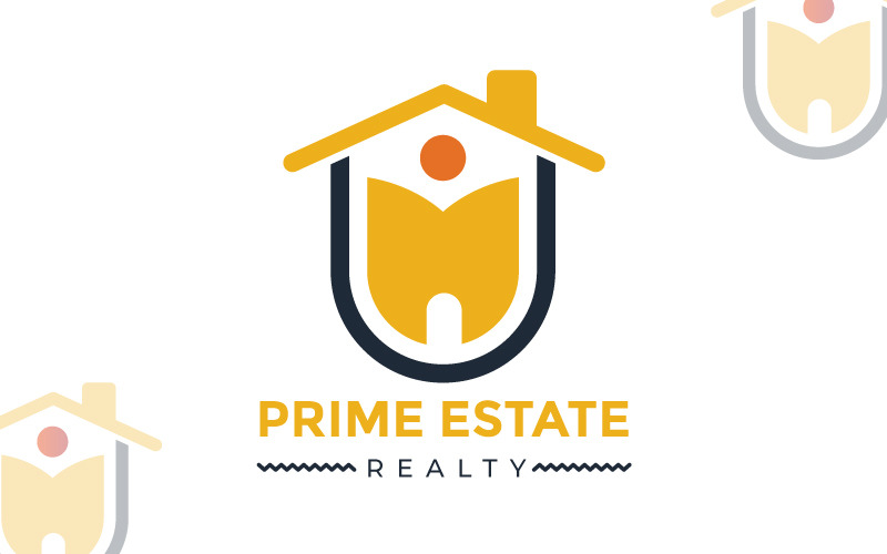 Premier Realty Emblem：适合您的房地产品牌的多功能且可编辑的徽标模板