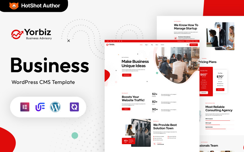Yorbiz – Többcélú üzleti WordPress Elementor téma