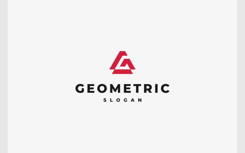 Logotipo De Triángulo Geométrico De Letra G - TemplateMonster