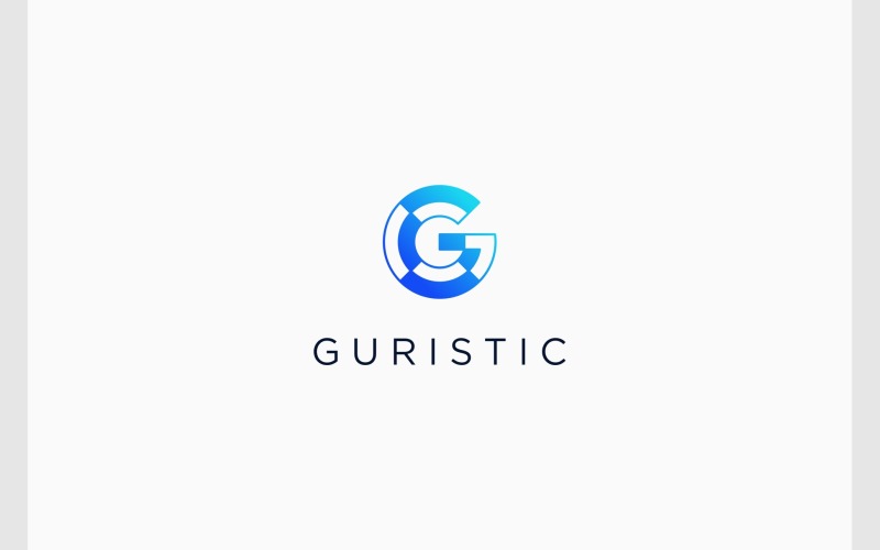 Písmeno G Futuristické moderní Logo