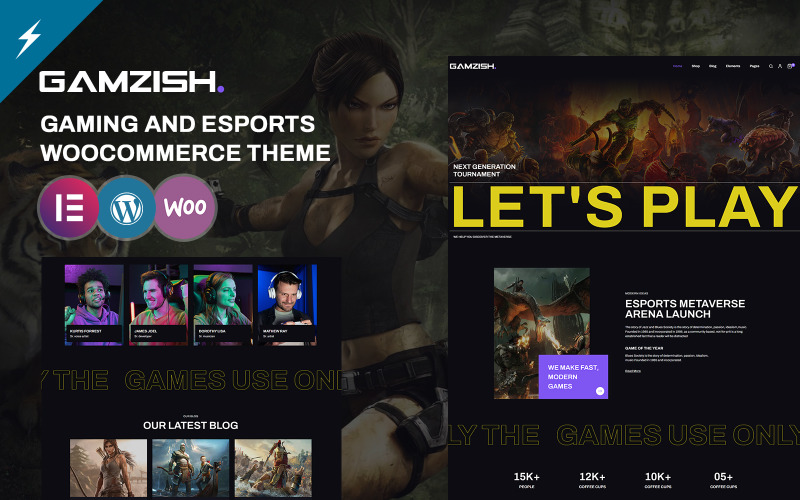 Gamezi - tema WooCommerce da loja de jogos e eSports