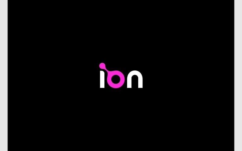 Ion Molecuul Wetenschap Technologie Logo