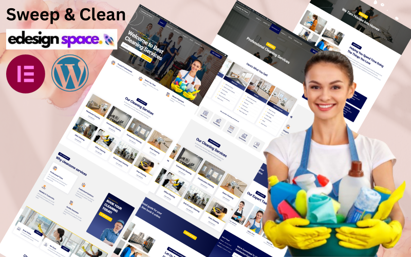 Sweep & Clean – Thème WordPress pour les services de nettoyage