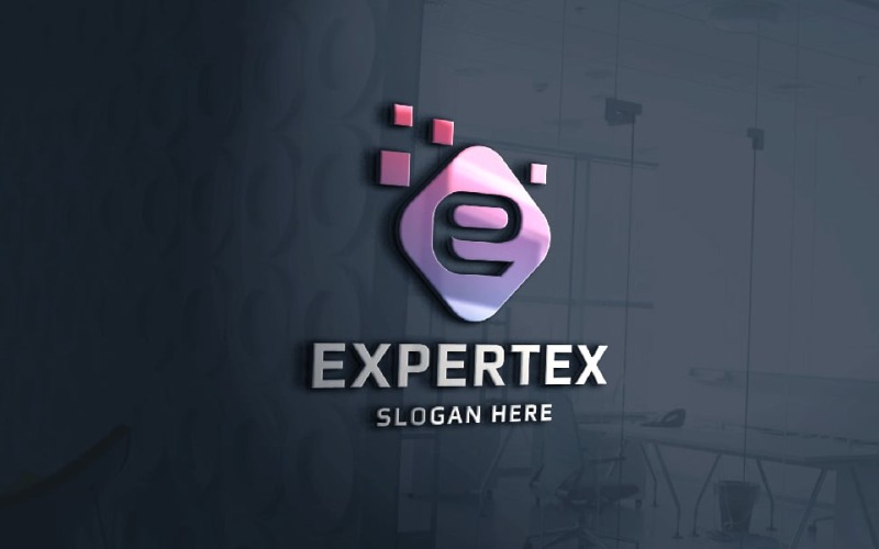 Expertex Lettera E Logo Temp