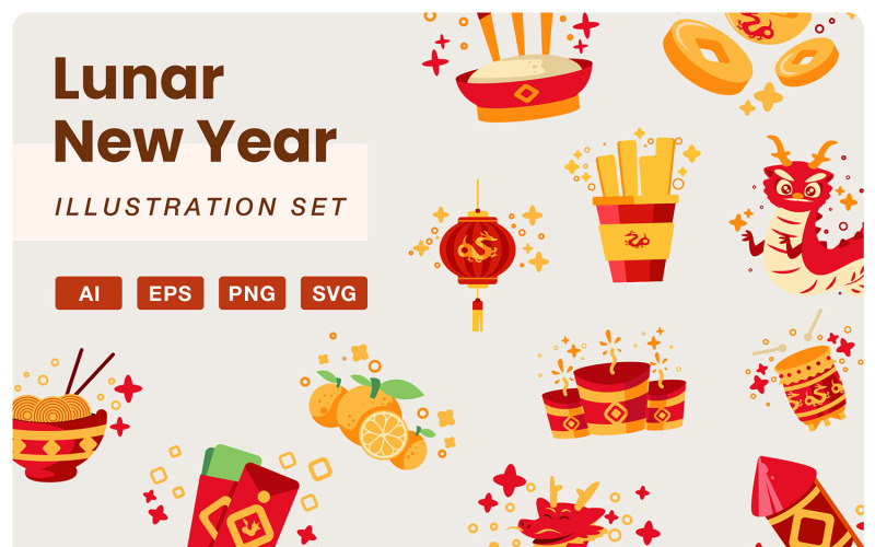 中国新年插画