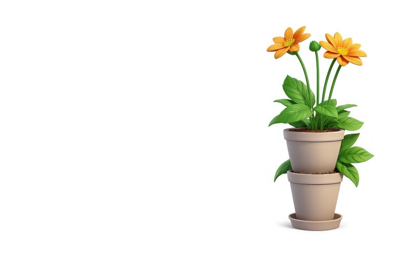 Premium zonnebloem op witte achtergrond