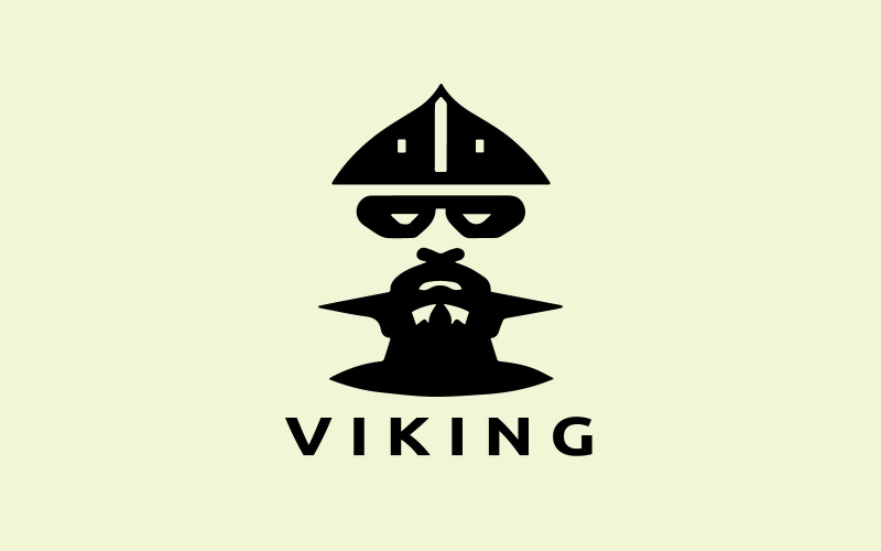 Szablon projektu logo Wikingów V15