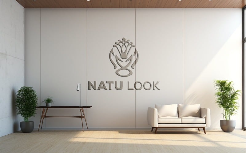 White interior mockup_interior mockup_interior logo mockup_luxury white