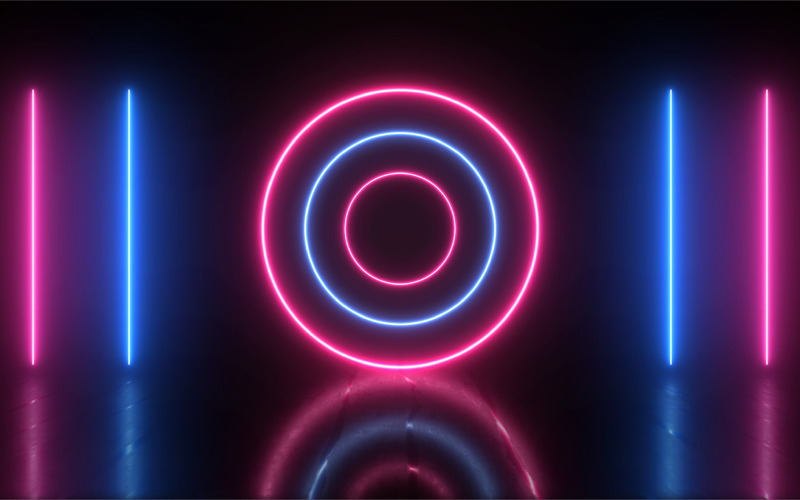 Abstrakter Hintergrund mit Neoneffekt