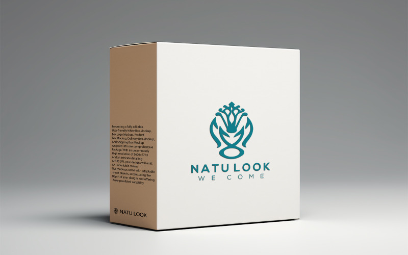 Scatola bianca mockup_box logo mockup_scatola prodotto mockup_scatola consegna mockup_scatola spedizione mockup