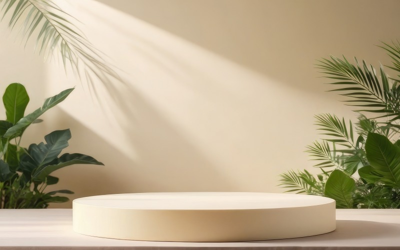 3D Render podium Bakgrundsdesign