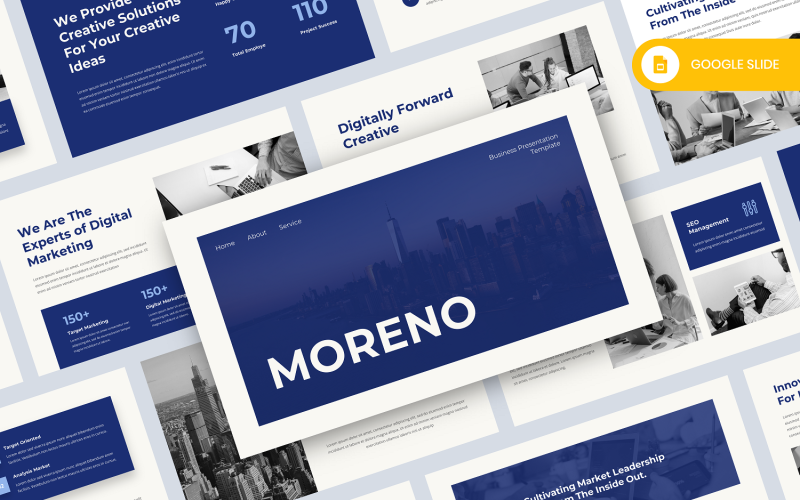 Moreno - Modello di presentazione Google aziendale