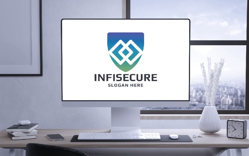 Sjabloon voor Infinity Secure-logo