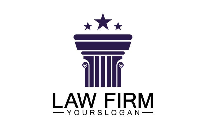 Law firm template logo simple version 21