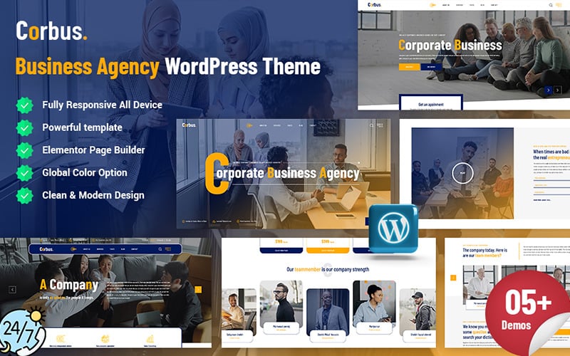 Corbus - Business Agency WordPress Theme