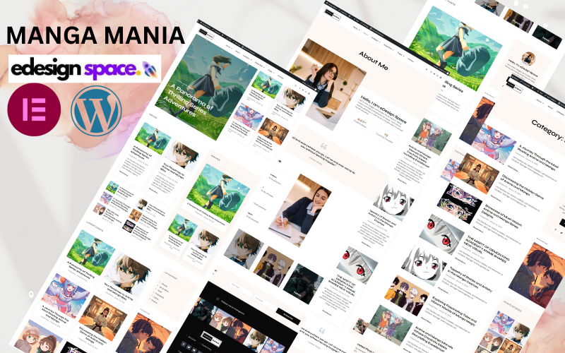 Manga Mania - 动漫和漫画 WordPress 主题