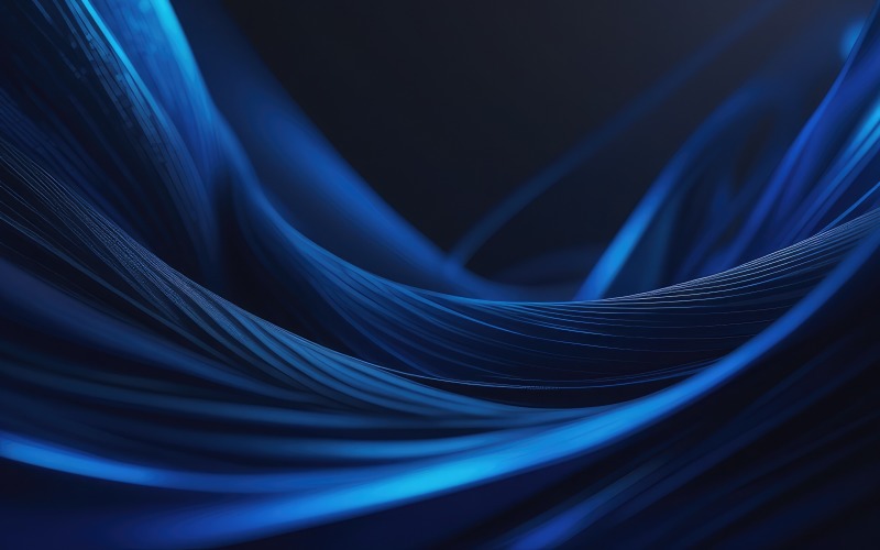 Premium abstract 3D Blur Wave-achtergrondontwerp