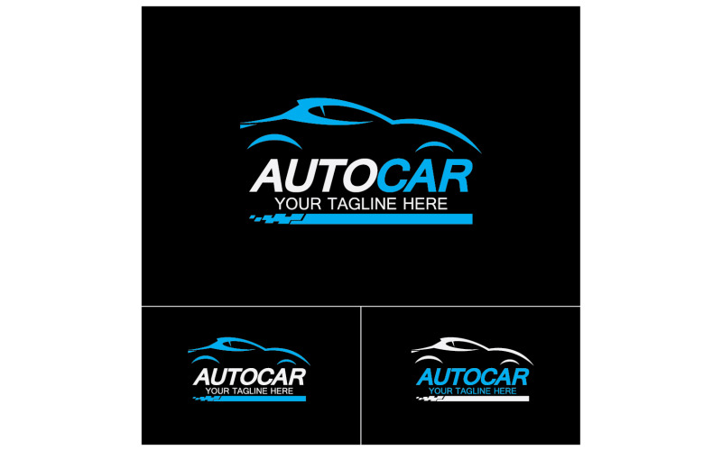 Autohändler, Automobil, Autocar-Logo-Design-Inspiration. v53