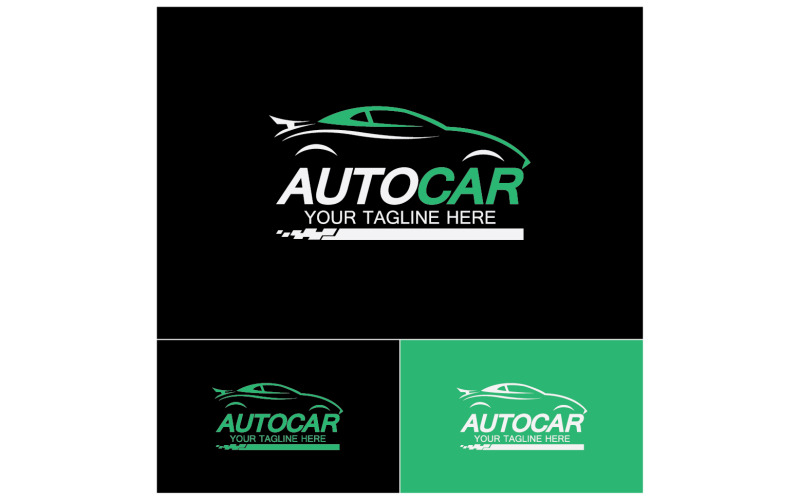 Autohändler, Automobil, Autocar-Logo-Design-Inspiration. v61