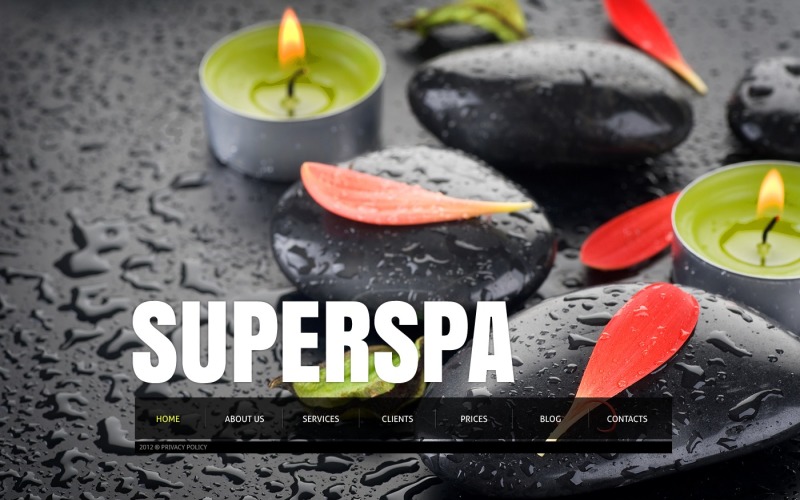 Spa accessories website template 38833 templatemonster