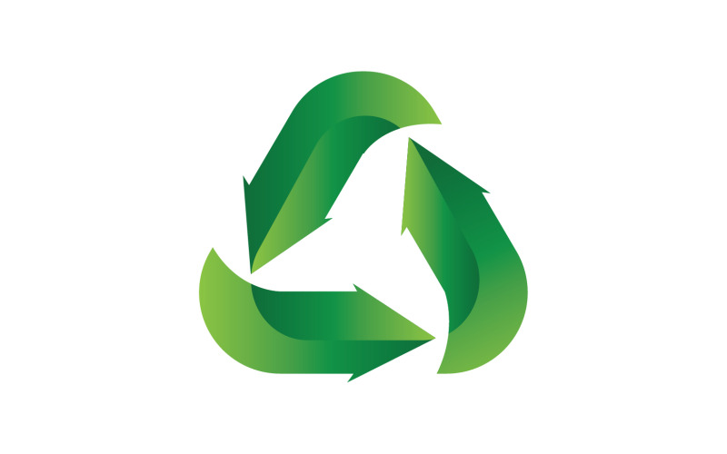Återvinn symbol isolerad på en vit bakgrund v32