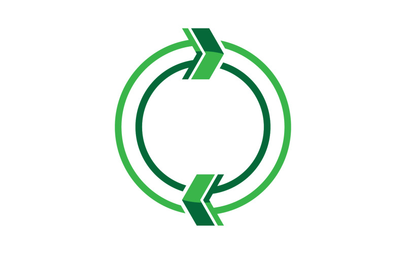 Символ переработки изолирован на белом фоне v4