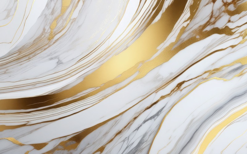 Hochwertiges, luxuriöses Illustrationsdesign aus weißem und goldenem Marmor mit Hintergründen
