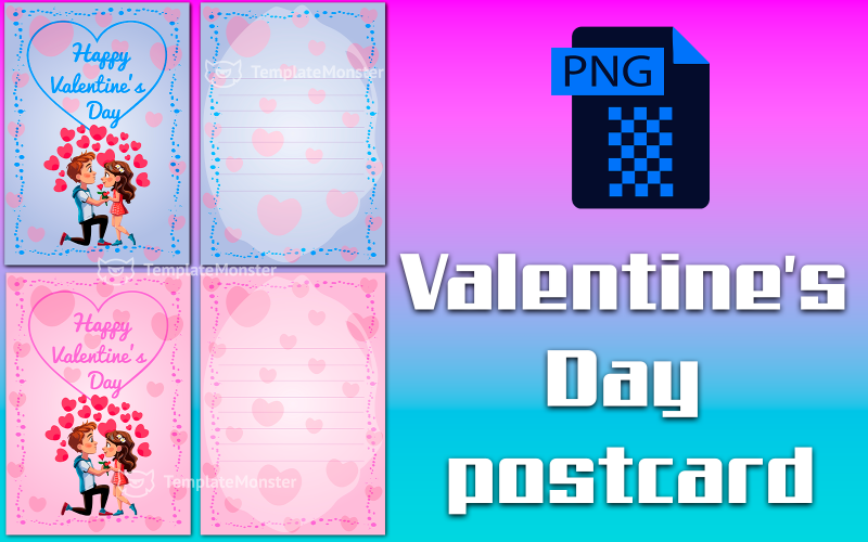 Pohlednice na Valentýna