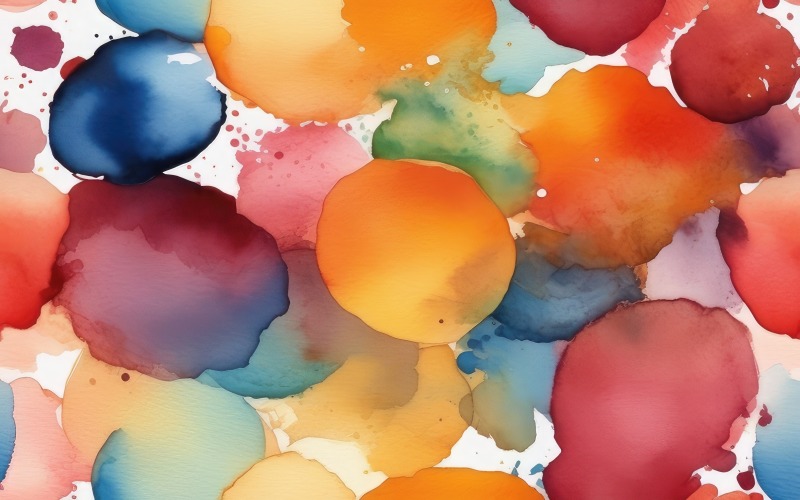 Fond de taches aquarelles colorées abstraites 17
