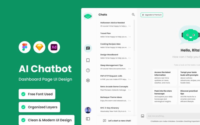 ChatMate - Панель управления чат-ботом с искусственным интеллектом V1