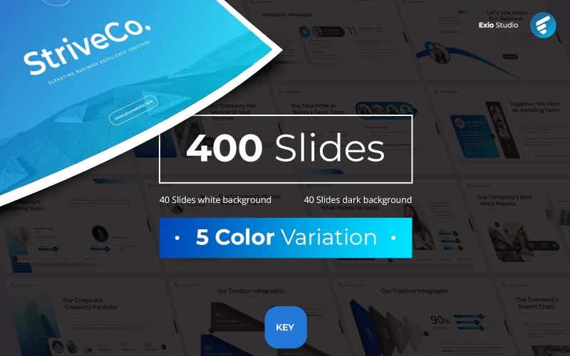 StriveCo - Modello di keynote aziendale
