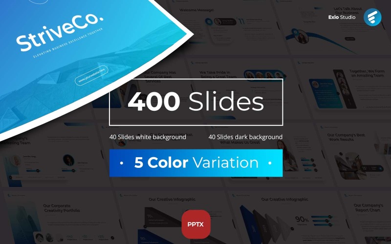 StriveCo - Modello PowerPoint aziendale