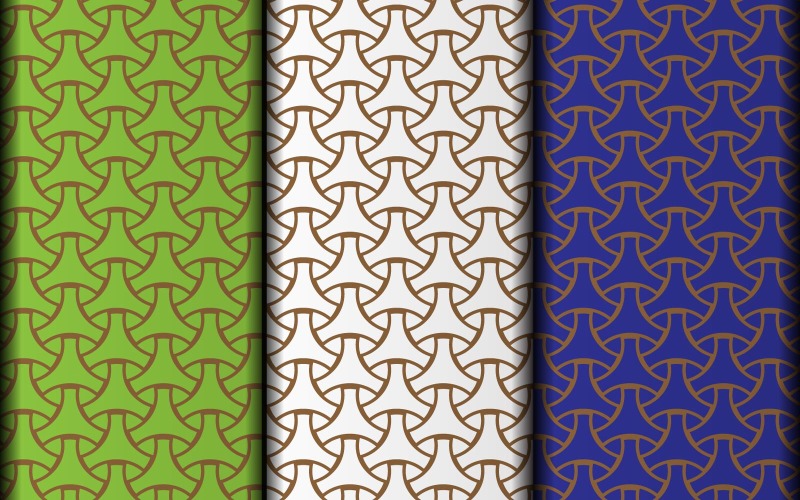 Design de padrão vetorial estilo círculo floral.